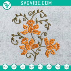 Pretty Pattern Flowers 8 Machine Embroidery Design &ndash; 2 Sizes Included &ndash; Floral Digital Stitch File for Instant Download (Copy)