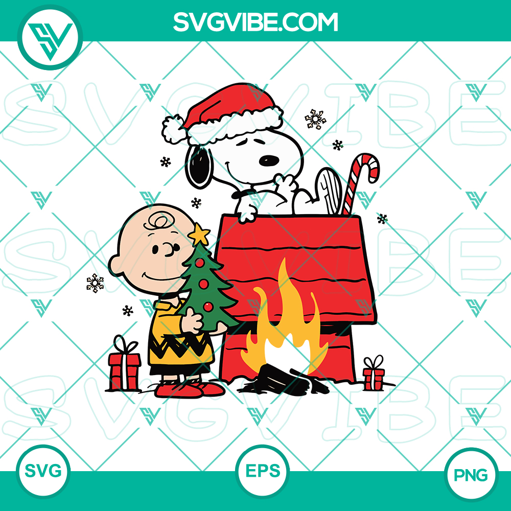 Snoopy Charlie Brown Christmas Merry Christmas SVG – Funny Holiday Design in EPS, PNG Snoopy Charlie Brown Merry Christmas SVG design with funny holiday theme in EPS and PNG formats. Great for holiday projects.