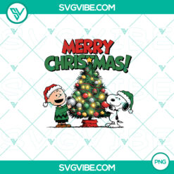 Snoopy and Charlie Brown Christmas tree design PNG for holiday with a touch of humor, perfect for Christmas decorations.