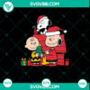 Snoopy Charlie Brown Tree Merry Christmas SVG - Humorous holiday design in EPS and PNG formats for cheerful celebrations.