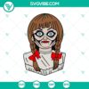 Spooky Annabelle Halloween SVG with horror elements, perfect for scary designs.