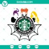 Hocus Pocus and Star Bucks themed SVG design for a glorious morning, perfect for Halloween crafts and coffee lovers.
