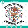 Anxiety Christmas I'm Fine Everything is Fine SVG | Funny Holiday Cut Files 2