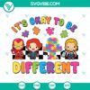 Avengers Superhero Itâ€™s Okay to Be Different SVG | Marvel Inclusion Cut Files 3