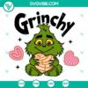 Baby Grinch Concha Christmas SVG, Merry Grinchmas, Pan Dulce Grinch SVG - festive holiday digital design with Mexican sweet bread theme.