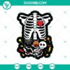 Spooky baby skeleton SVG for Halloween design, horror-themed SVG for projects, Halloween scary SVG for crafters.