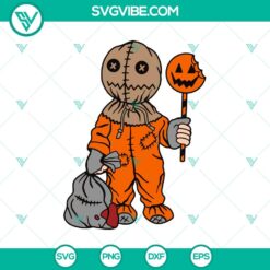 Baby Trick or Treat Sam SVG with Halloween, Horror, and Scary elements for spooky designs.