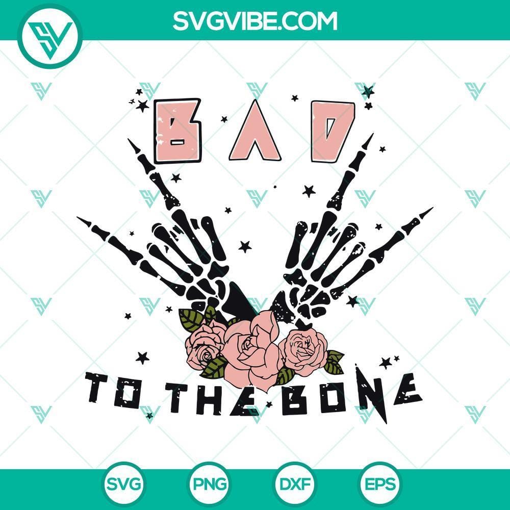bad-to-the-bone-svg-horror-svg-halloween-svg-halloween-scary-svg.jpg Bad To The Bone SVG with horror and Halloween scary theme. Ideal for Halloween crafts and projects.
