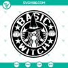 Basic Witch Halloween SVG with spooky, horror-themed design for Halloween crafts and projects.