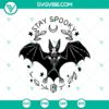 Bat Stay Spooky Scary SVG design, perfect for Halloween projects.