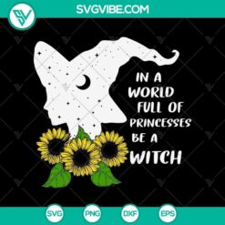 Halloween Sunflower SVG with Trick or Treat, Witch, and Mom designs for spooky Halloween crafts and decorations.