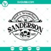 Bed And Breakfast Sanderson SVG featuring Hocus Pocus and Halloween inspired design elements.