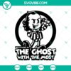 Beetlejuice in the Ghost with the Most SVG design for Halloween, featuring Beetlejuice and the date Oct 31. Ideal for DIY projects.