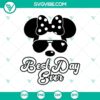 Best Day Ever Minnie SVG featuring horror and scary Halloween design elements for crafting projects.