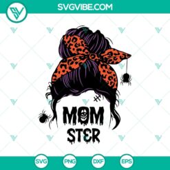 Best Momster Halloween SVG with spooky Oct 31 design for a scary Halloween project.