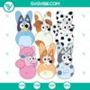 Bluey Family Easter SVG | Holiday Celebration Cut Files 3
