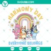 Bluey Family Harmony Day SVG | Everyone Belongs Cut Files 2