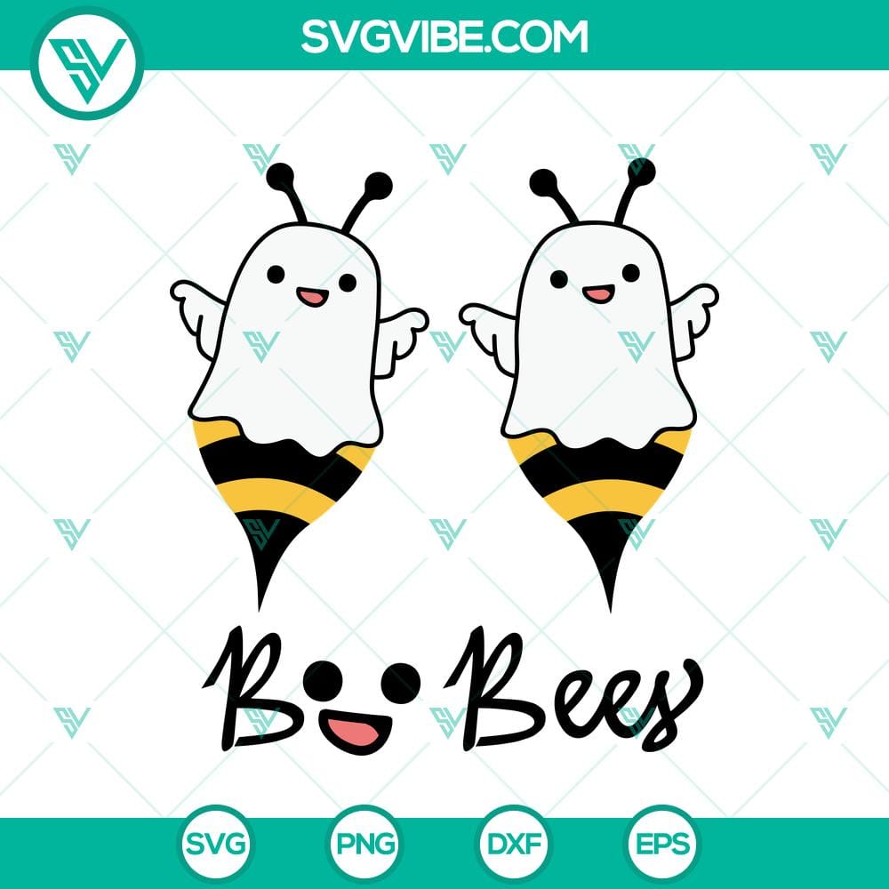 boo-bees-svg-halloween-svg-scary-svg-oct-31-svg.jpg Boo Bees SVG featuring Halloween and scary themes for October 31, spooky design perfect for Halloween crafts and decor.