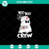 Boo Boo Crew and Boo Nurse Halloween Scary SVG design, perfect for spooky crafting projects.