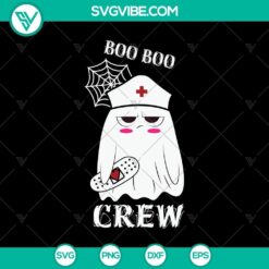 Boo Boo Crew SVG featuring Halloween, scary, and Oct 31 elements. Perfect for spooky digital designs.