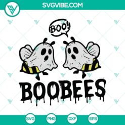Boo Boobees SVG, Boo Scary SVG, Halloween SVG