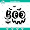 Boo Crew SVG Halloween horror design for scary and spooky crafts.
