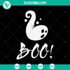 Spooky Halloween SVG design with the text "Boo" and "Oct 31", perfect for Halloween crafts and projects.