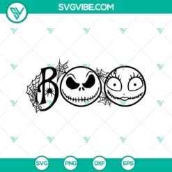 Boo Nightmare SVG with Horror and Scary Halloween Design for Halloween crafts and decorations.