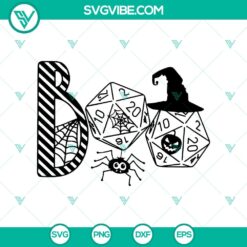 Boo Numerals SVG, Boo Boo Halloween SVG, Halloween SVG