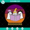 Funny book ghost Halloween SVG with scary Halloween design, perfect for spooky crafts.