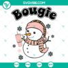 Bougie snowman Stanley tumbler belt bag SVG, ideal for winter-themed DIY projects and crafts.