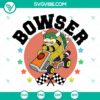 Bowser Mario Kart SVG | King Koopa Racing Cut Files 3