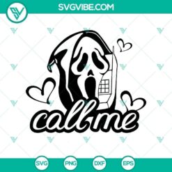 Call Me Halloween SVG, Halloween SVG, Horror SVG