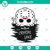 Camp Crystal Lake Halloween SVG with a Scary Horror theme, perfect for spooky crafting projects.