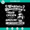 Captain Spauldings and Zombie Characters SVG for Halloween, Horror-themed designs.