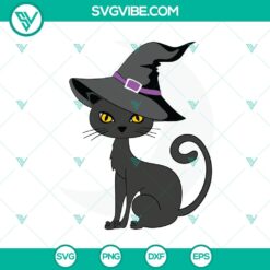Cat Witch SVG, Halloween SVG, Scary SVG, Oct 31 SVG