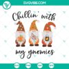 Gnomies Fall and Holiday SVG featuring cute gnomes, perfect for autumn and Christmas crafts.