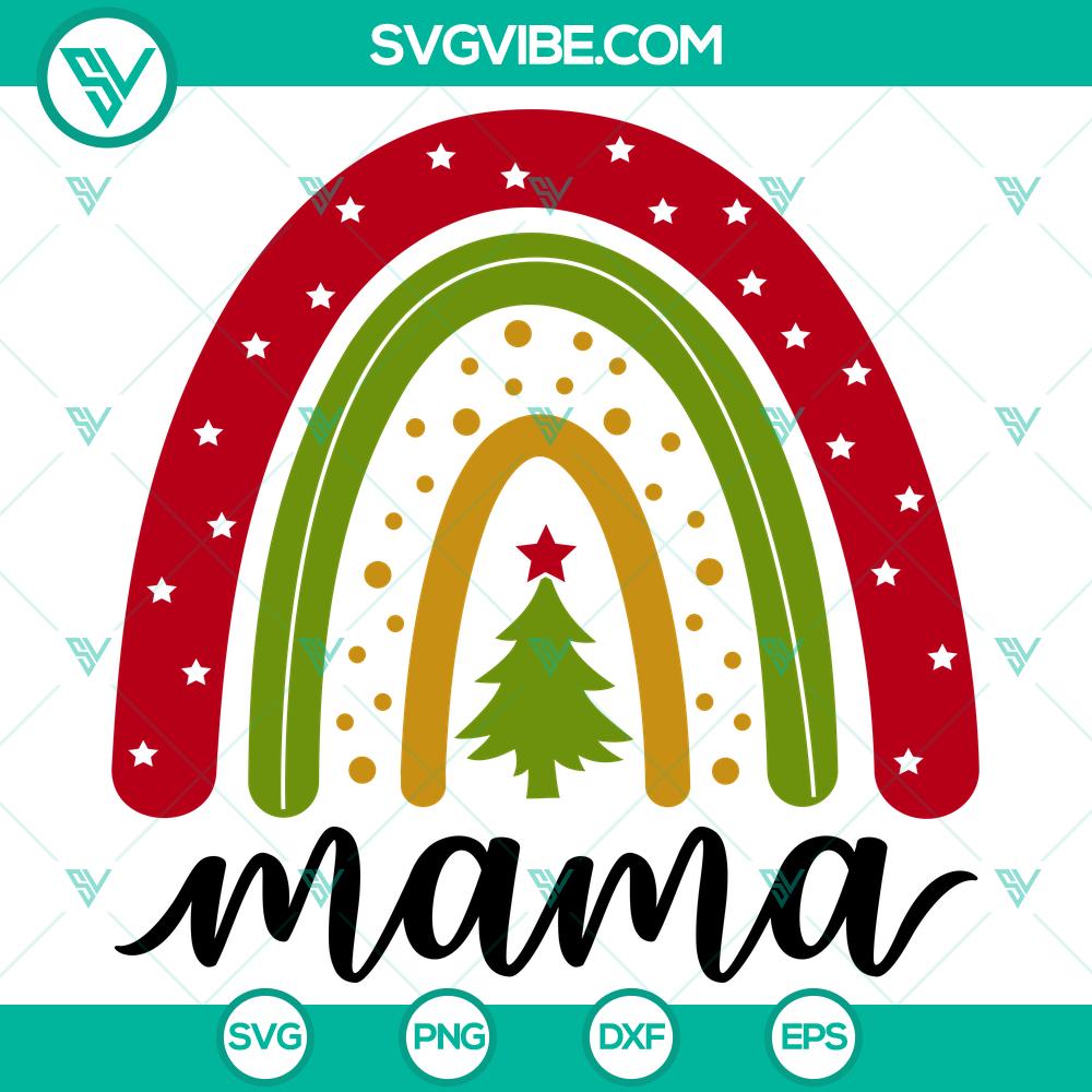christmas-boho-rainbow-mama-svg-christmas-svg-merry-christmas-svg.jpg Boho rainbow mama SVG for Christmas with Merry Christmas design. Perfect for holiday crafting projects.