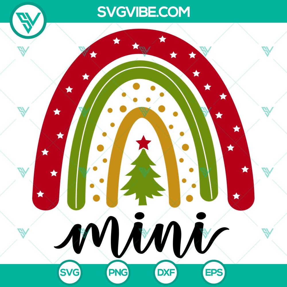 christmas-boho-rainbow-mini-svg-christmas-svg-merry-christmas-svg.jpg Boho rainbow Christmas SVG with Merry Christmas message in mini size. Ideal for holiday crafting projects.