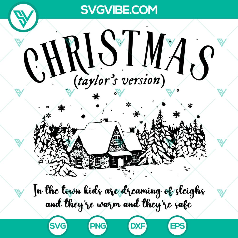Christmas Taylor Version SVG DXF EPS PNG Files Christmas Taylor Version SVG DXF EPS PNG files for holiday crafting projects featuring festive designs and elements.