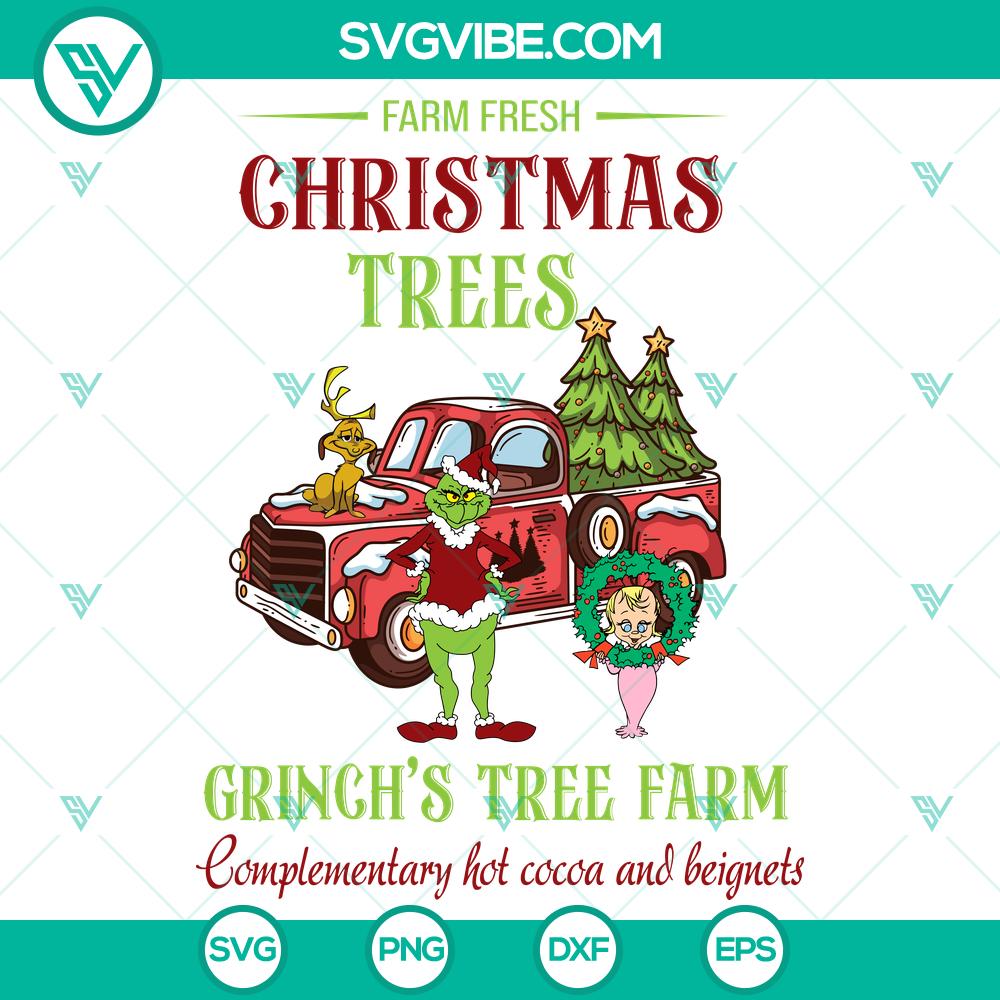 christmas-tree-farm-svg-dxf-eps-png-files.jpg Christmas tree farm vector graphics bundle with SVG, DXF, EPS, and PNG files for holiday crafting projects.