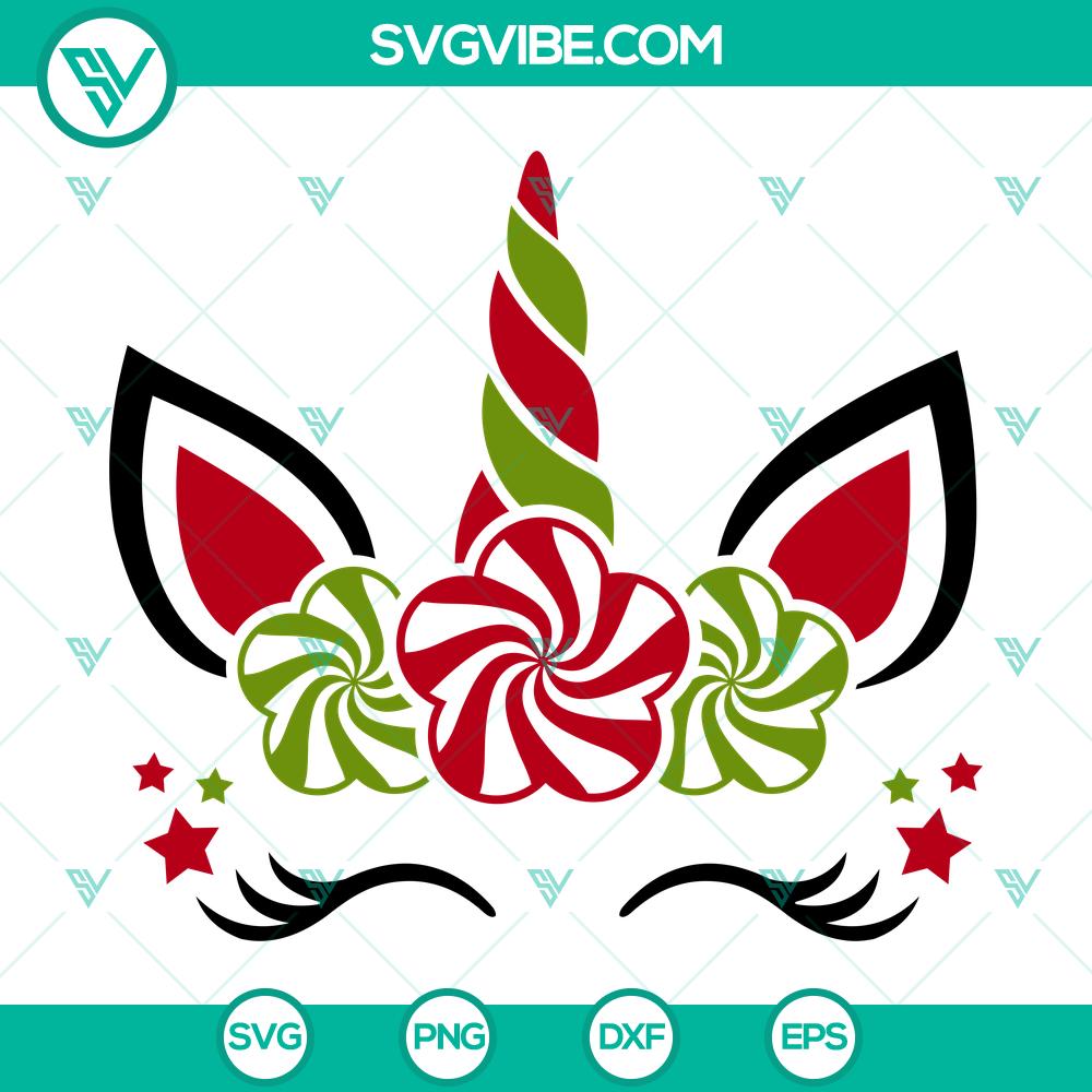 christmas-unicorn-svg-candy-unicorn-svg-christmas-svg-holy-unicorn-svg-file.jpg Christmas Unicorn and Candy Cane design with a Holy Unicorn SVG File, perfect for holiday crafts and projects.