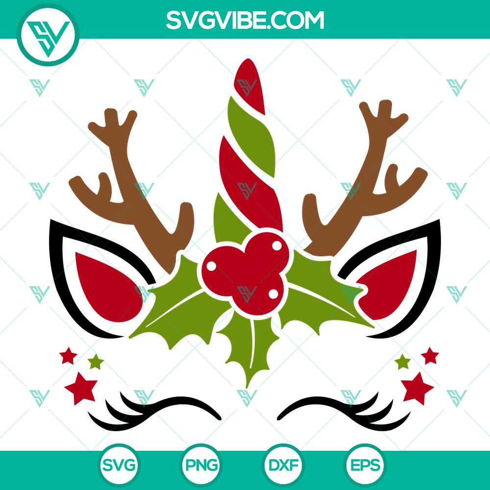 christmas-unicorn-svg-reindeer-svg-christmas-svg-holy-unicorn-svg-file-1.jpg Christmas Unicorn and Reindeer SVG File with Holy Unicorn design for festive crafting projects.