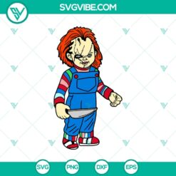 Chucky Horror Killer character SVG with horror characters design for digital use.