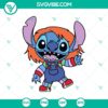 Chucky Stitch SVG for Halloween crafts, featuring horror-themed design elements in a digital format.