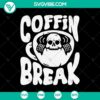 Coffin Break Halloween SVG with scary design for Oct 31 celebration.