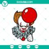 Creepy horror movie characters in colorful Halloween themed SVG design. Ideal for spooky digital projects.