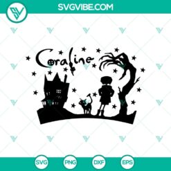 Coraline Halloween SVG, Halloween SVG, Scary SVG, Oct 31 SVG