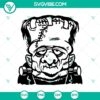 Creasy Face Frankenstein SVG design featuring The Man Who Made Monster. Unique Frankenstein theme SVG file.