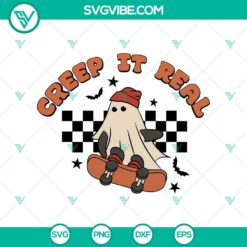 Creepy ghost skate board design SVG for Halloween. Funny and spooky Halloween-themed digital product. Perfect for crafting projects.